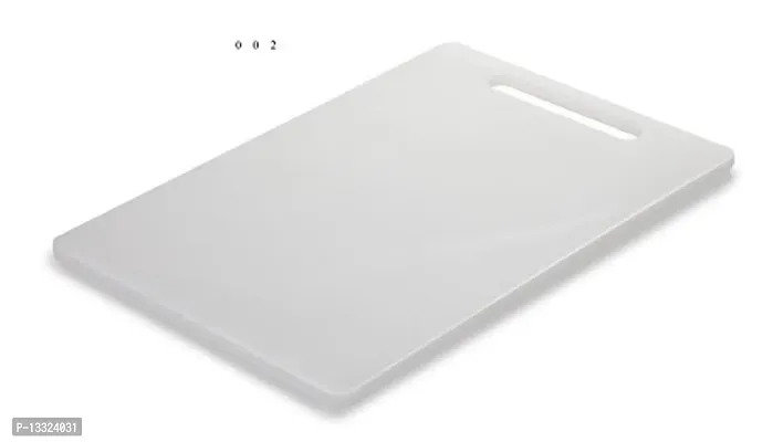 Growmore All Time Plastics Chopping Board, 37cm, White-thumb3