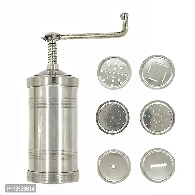 Stainless Steel Idiyappam Maker Press Maker Sev Sancha Maker Sevai Nazhi Murukku Gathiya nool puttu Chakli Maker with 6 Different Jalis-thumb4