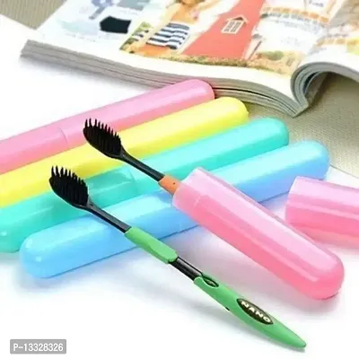 DREAM ENTERPRISE Bathroom Tooth Brush Holder Tube Cap Cover Protect Case Box Toothbrush (Pack of 4) DREAM ENTERPRISE Tooth Brush Cap, Caps, Cover, Covers, Case, Holder, Cases, Travel, Home use-thumb4