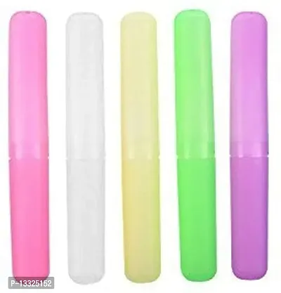 Dream Shopping Anti Bacterial and Anti Viral Toothbrush Container Pack of 4 Kewalraj Co Tooth Brush Cap Caps Cover Covers Case Holder Cases Travel Home Use
