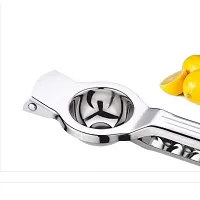 Anjali Lemon Squeezer with Bottle Opener Attached Stainless Steel | Lemon Crusher | 2 in 1 Lemon Squeezer | Opener + Squeezer-thumb1