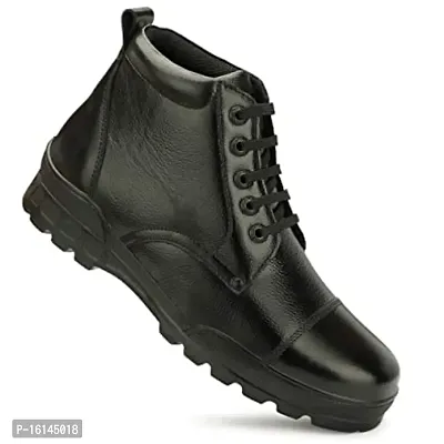 celtica Men's real leather DMS lace up boots police army ncc dress shoes