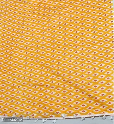 Elite Yellow Cotton Self Design Dupattas For Women