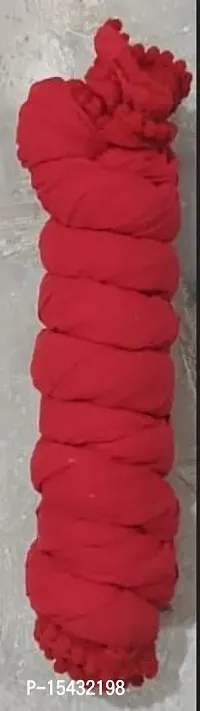 Elite Red Cotton Self Design Dupattas For Women