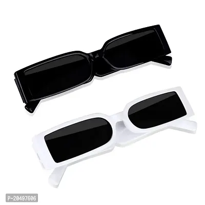 Buy Royal Son Black Polarized Retro Square Sunglasses Online