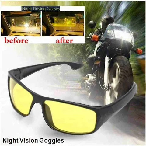 NIGHT VISION SUPER GLASS FOR BICK & CAR DRIVE