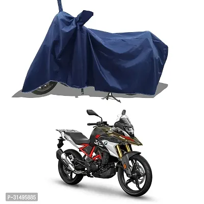 BHOOMIKA :-  BMW G 310 GS Two Wheeler Motercycle Bike and Scooty  Cover with Water-Resistant and Dust Proof Premium 190T Fabric_Navy Blue-thumb0