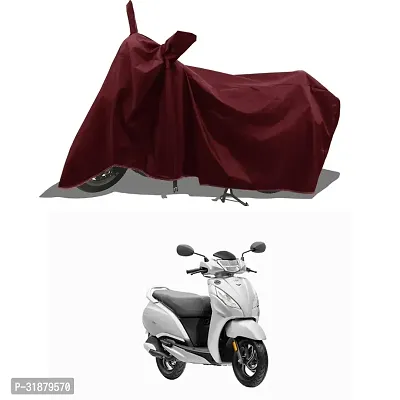 Protective Water Resistant Dust Proof Polyester Two Wheeler Bike Cover For TVS Jupiter Grande-thumb0