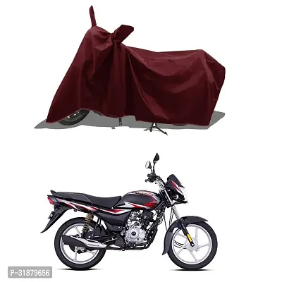 Protective Water Resistant Dust Proof Polyester Two Wheeler Bike Cover For Bajaj Platina 100-thumb0