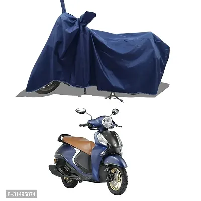 BHOOMIKA :-  Fascino 125 Two Wheeler Motercycle Bike and Scooty  Cover with Water-Resistant and Dust Proof Premium 190T Fabric_Navy Blue