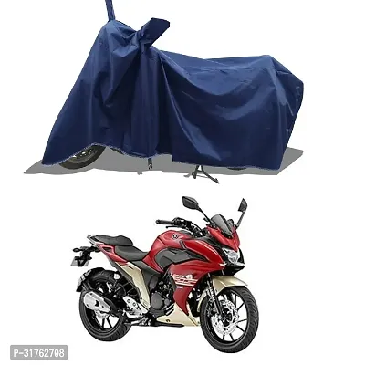 Classic Fazer-250 Two Wheeler Motercycle Bike And Scooty Cover With Water Resistant And Dust Proof Navy Blue-thumb0