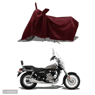 Protective Water Resistant Dust Proof Polyester Two Wheeler Bike Cover For Bajaj Avenger Cruise 220 BS6-thumb0