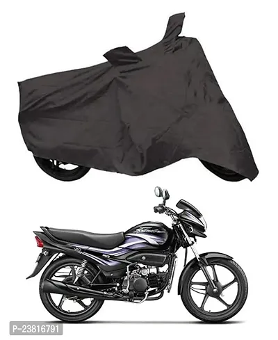 Veracious Hero Super Splendor Bike Cover with Extra Surface Body Protection (Black) (BH_HERO_BIKE)