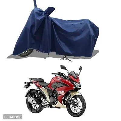 BHOOMIKA :-  Fazer-FI Two Wheeler Motercycle Bike and Scooty  Cover with Water-Resistant and Dust Proof Premium 190T Fabric_Navy Blue-thumb0