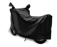 BHOOMIKA -Tunwal Mini Lithino Two Wheeler Motercycle Bike and Scooty Cover with Water-Resistant and Dust Proof 190T Fabric_Black-thumb3