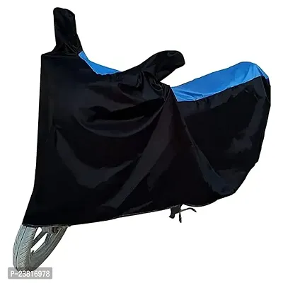 VT_BluePolyester Two WheelerBody Cover