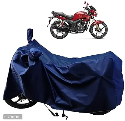 New Hero Hunk Waterproof - UV Protection And Dust Proof Full Bike - Scooty Two Wheeler Body Cover for Hero Hunk (Navy Blue Colour)