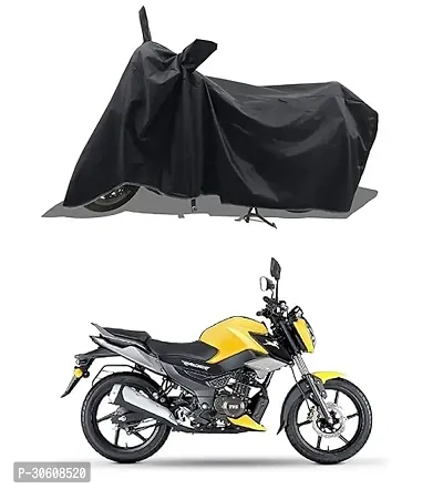 Styxer-V Protection  Dustproof Cover for Bike (Black)-Suitable for All 125 CC Bikes: Honda SP/CB Shine/TVS Raider/Bajaj Platina/Hero Passion/Hero Glamour etc