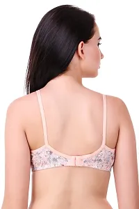 Elegant Hosiery Printed Non Padded Bras For Women- Pack Of 3-thumb1