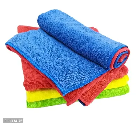 Microfiber Cloth - 5 pcs - 40x40 cms - 280 GSM Multi-Color - Thick Lint  Streak-Free Multipurpose Cloths - Automotive Microfibre Towels for Car Bike Cleaning Polishing Washing  Detailing