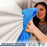 Microfiber Cloth - 4 pcs - 40x40 cms - 280 GSM Multi-Color - Thick Lint  Streak-Free Multipurpose Cloths - Automotive Microfibre Towels for Car Bike Cleaning Polishing Washing  Detailing-thumb4