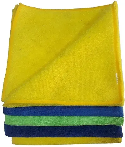 Premium Microfiber Cleaning Cloth Pack Of 5 - Gentle Yet Effective for All Surfaces - Streak-Free Shine - Reusable and Machine Washable - Eco-Friendly Solution.