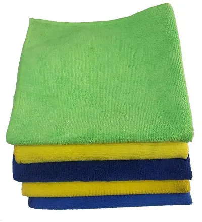 Premium Microfiber Cleaning Cloth Pack Of 5 - Gentle Yet Effective for All Surfaces - Streak-Free Shine - Reusable and Machine Washable - Eco-Friendly Solution.