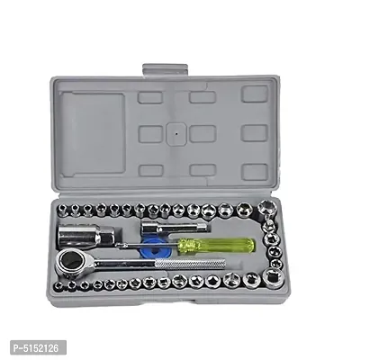 SHAJARA 40 Pieces Combination Socket Wrench Set-thumb0