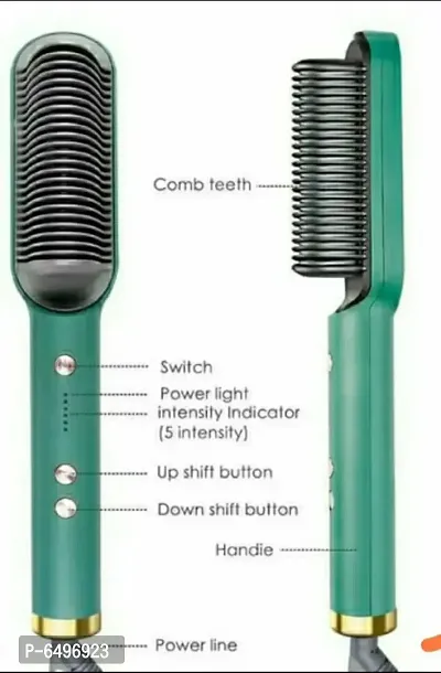 Nn Hair Comb Brush Straightener Multicolour Hair Styling-thumb0