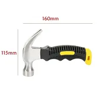 NN Mini Portable Claw Hammer Carpentry Iron Hammer Car Safety Glass Escape Hammer Broken Window Hardware Hammer Tool Kit for Home-thumb3