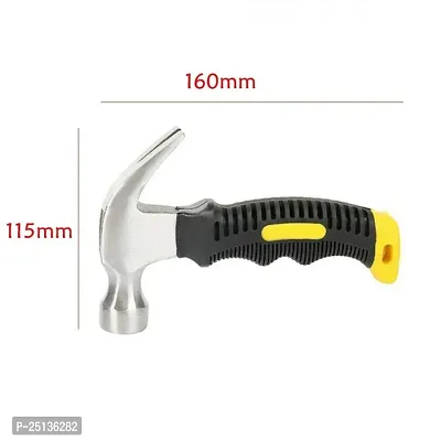 NN Mini Portable Claw Hammer Carpentry Iron Hammer Car Safety Glass Escape Hammer Broken Window Hardware Hammer Tool Kit for Home-thumb4