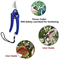 NN Assorted Hand Pruner Cutter - 1 Pc (Steel Blades) Heavy Duty Gardening Cutter Tool | Plant Cutter for Home Garden | Wood Branch Trimmer | Grass Cutting Accessory-thumb4