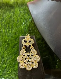 Gold-plated Austrian Diamond Jewellery Bridal Set-thumb1
