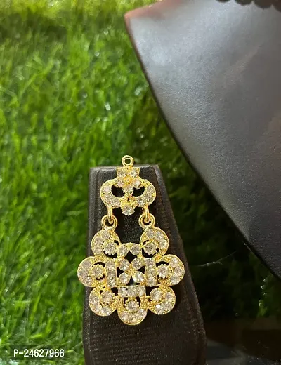 Gold-plated Austrian Diamond Jewellery Bridal Set-thumb2