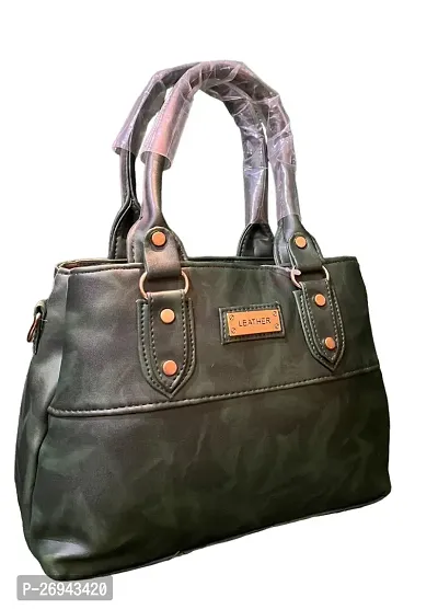 Green Solid Shoulder Bag