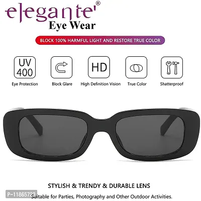 Izaan Mart Women Square Sunglasses Black Frame, Black Lens (Medium) - Set of 1-thumb2