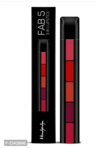Red Editon Fab 5 In 1 Matte Lipsticknbsp;nbsp;Multicolor, 30 Ml