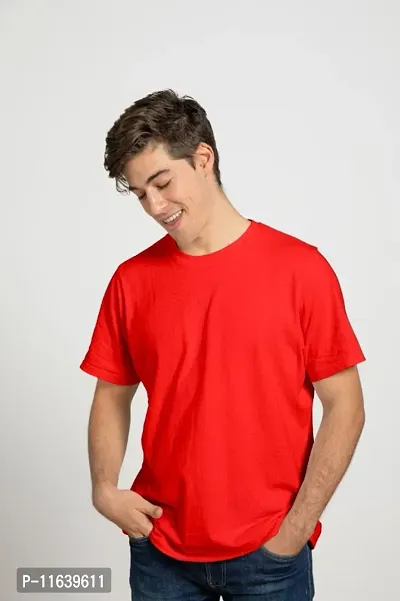 Plain Cotton Half Sleeve T-shirt