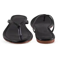 Stylish Comfortable Slippers for Girls & Women (Black, numeric_8)-thumb3