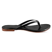 Stylish Comfortable Slippers for Girls & Women (Black, numeric_8)-thumb4