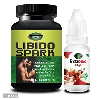 Trendy Libido Spark And Delight Sex Capsule For Men Sex Oil Sexual Oil Massage Gel Sexual Capsule - Increase Sex Time And Power Long Time Power-thumb2