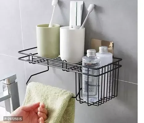 Stylish Multipurpose Rack And Shampoo Holder-thumb0