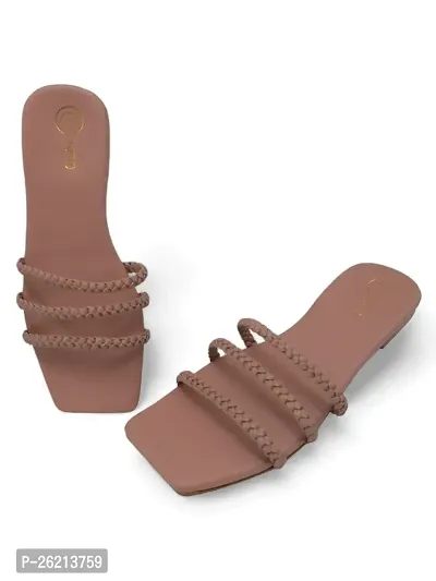 Elegant Synthetic Leather Solid Sandals For Women- Pack Of 2-thumb2