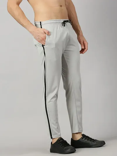 Trendy Polyester Regular Track Pants For Men 