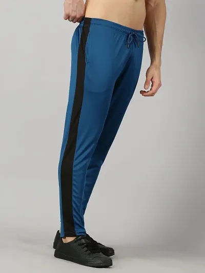 Trendy Polyester Regular Track Pants For Men 