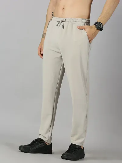 Trendy Polyester Regular Track Pants For Men 