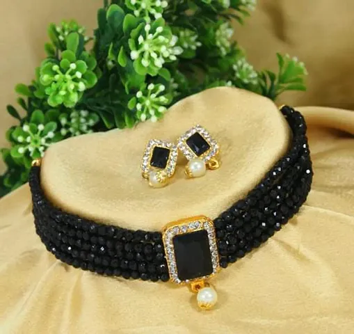 Partywear Alloy Kundan Long Necklace Set