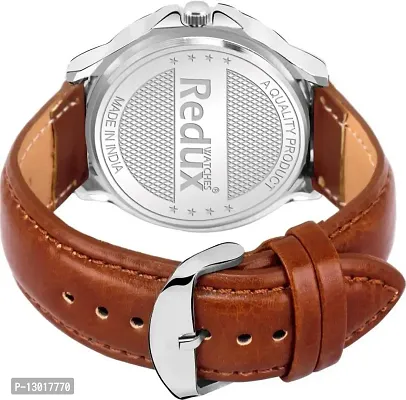 Redux Analog Men's Watch for Boy's (Blue Dial, Brown Colored Strap)-thumb5