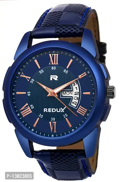 REDUX RWS0216S Analogue Blue Linear Designer Dial Men's & Boy's Watch-thumb0