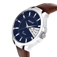 Redux Analog Men's Watch for Boy's (Blue Dial, Brown Colored Strap)-thumb3